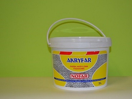 Farba akrylowa fasadowa